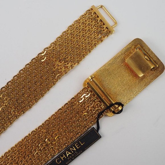CHANEL with logo Chain belt gold Plated Gold Women main image 4